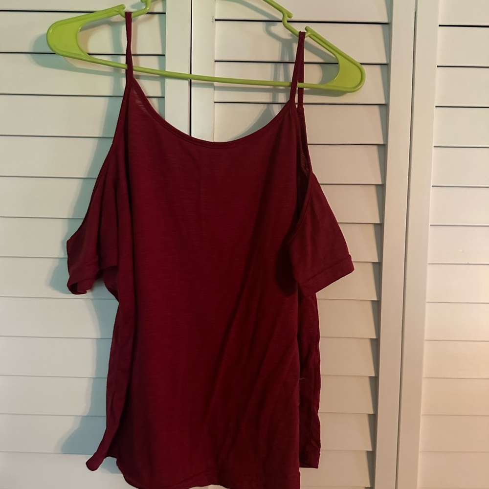 Elegant Red Women's Top